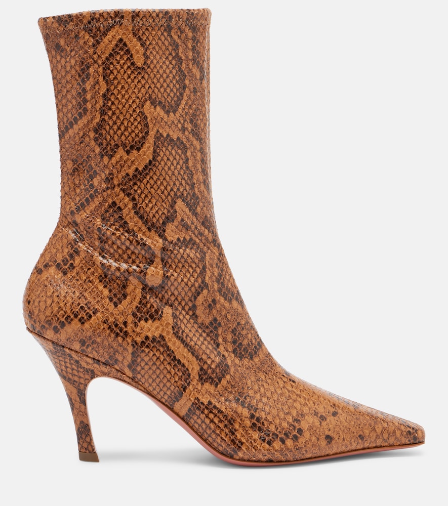  Amina Muaddi Amina Muaddi Ankle Boots Jamie Aus Leder 