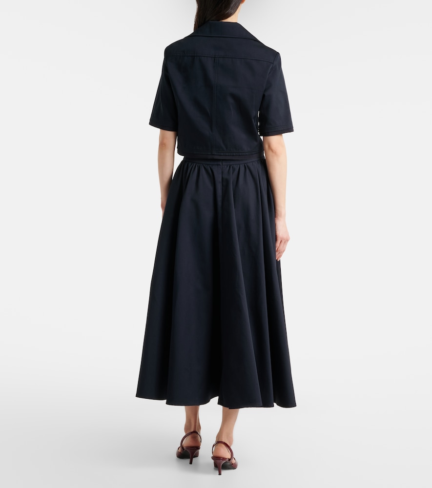  Patou Patou Jupe Midi En Coton 