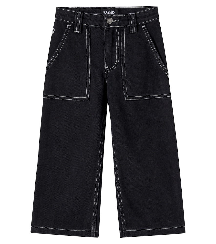 Molo Black Cotton-Blend Jeans Y Size 17 - Mytheresa