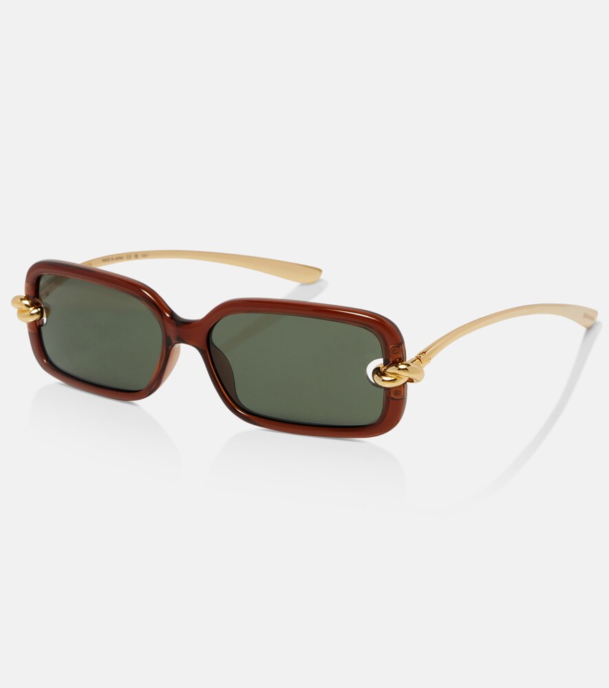  Bottega Veneta Bottega Veneta Knot Rectangular Sunglasses 