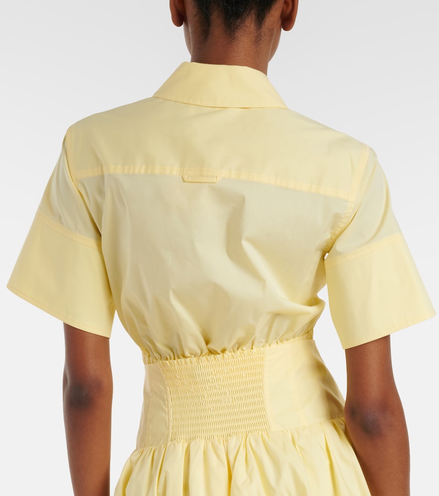  Simkhai Simkhai Cropped-top Sabrina Aus Einem Baumwollgemisch 