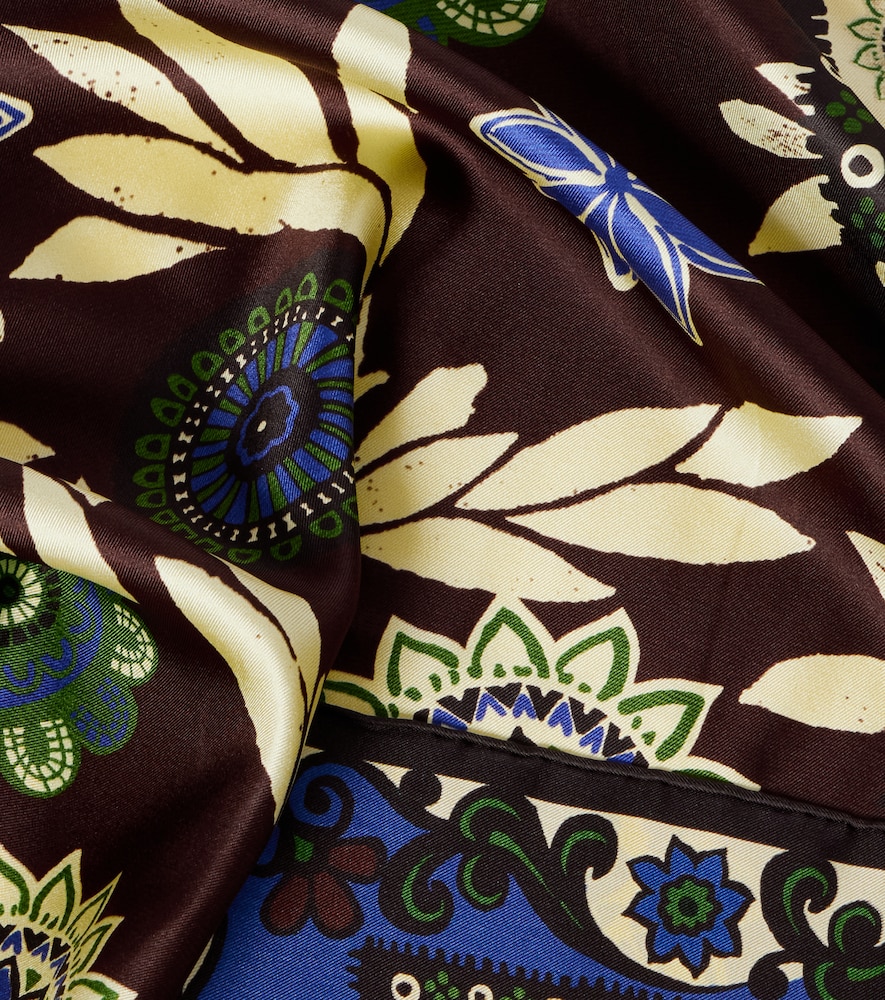  Alemais Alemais Floral Silk Satin Scarf 