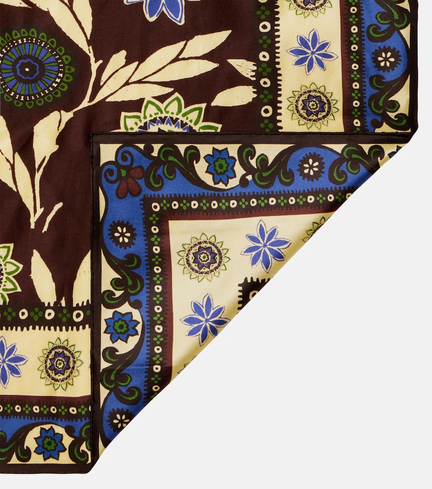  Alemais Alemais Floral Silk Satin Scarf 