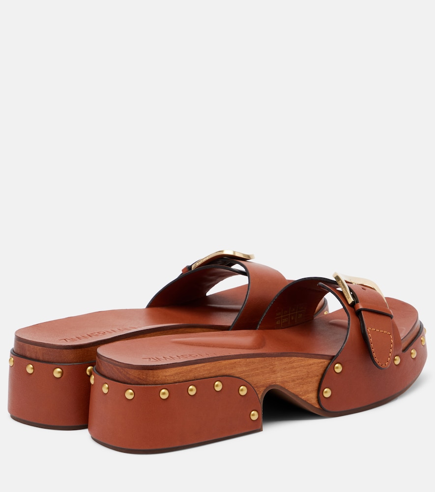  Zimmermann Zimmermann Alight Leather Mules 