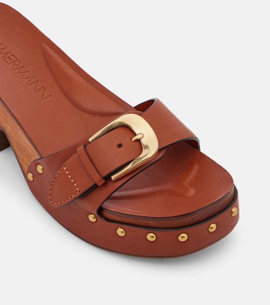  Zimmermann Zimmermann Alight Leather Mules 