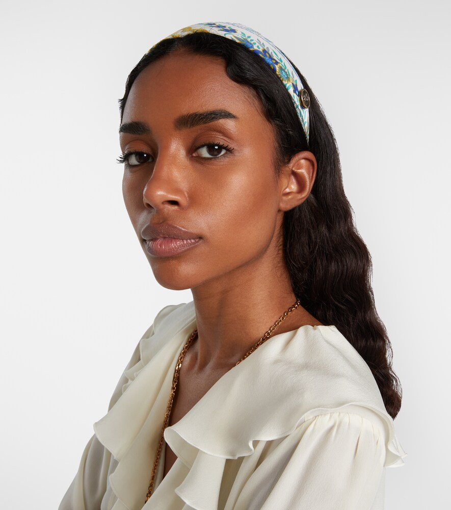  Etro Etro Pegaso Floral Silk Headband 