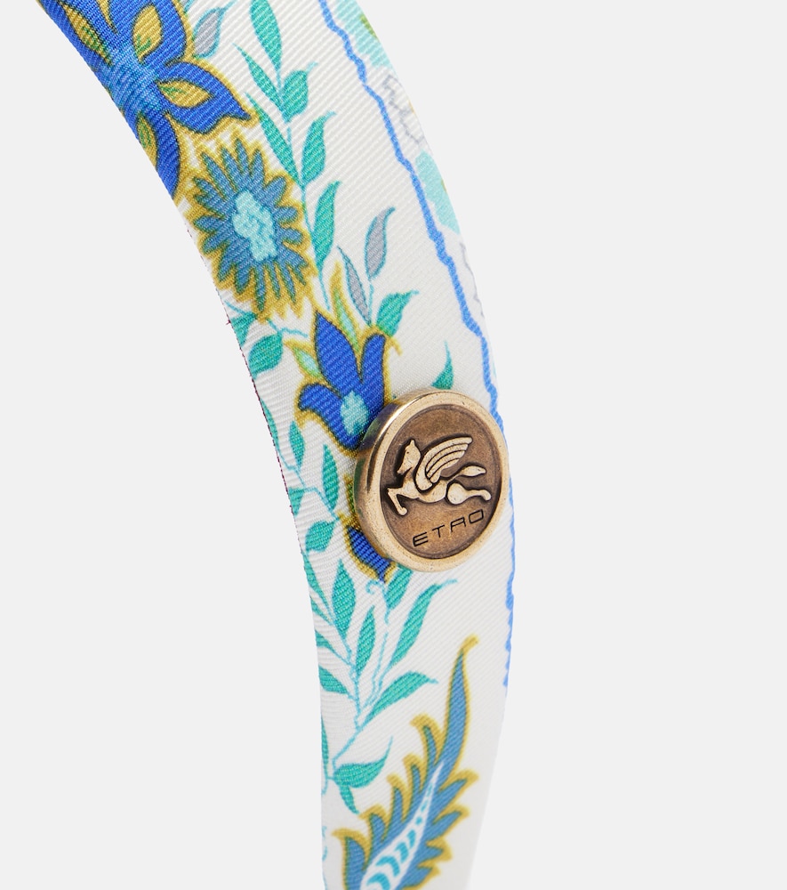  Etro Etro Pegaso Floral Silk Headband 