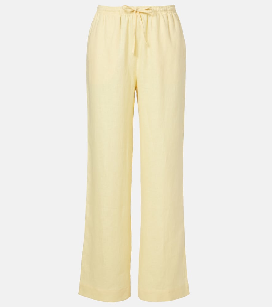 Asceno Aurelia linen wide-leg pants
