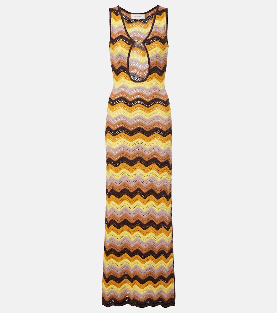 Maxikleid Charli aus Häkelstrick