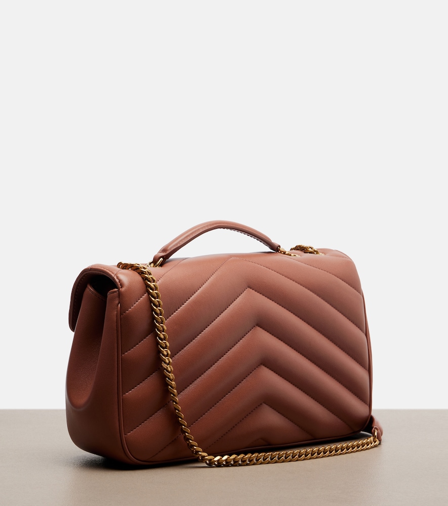  Saint Laurent Saint Laurent Schultertasche Loulou Medium Aus Leder 