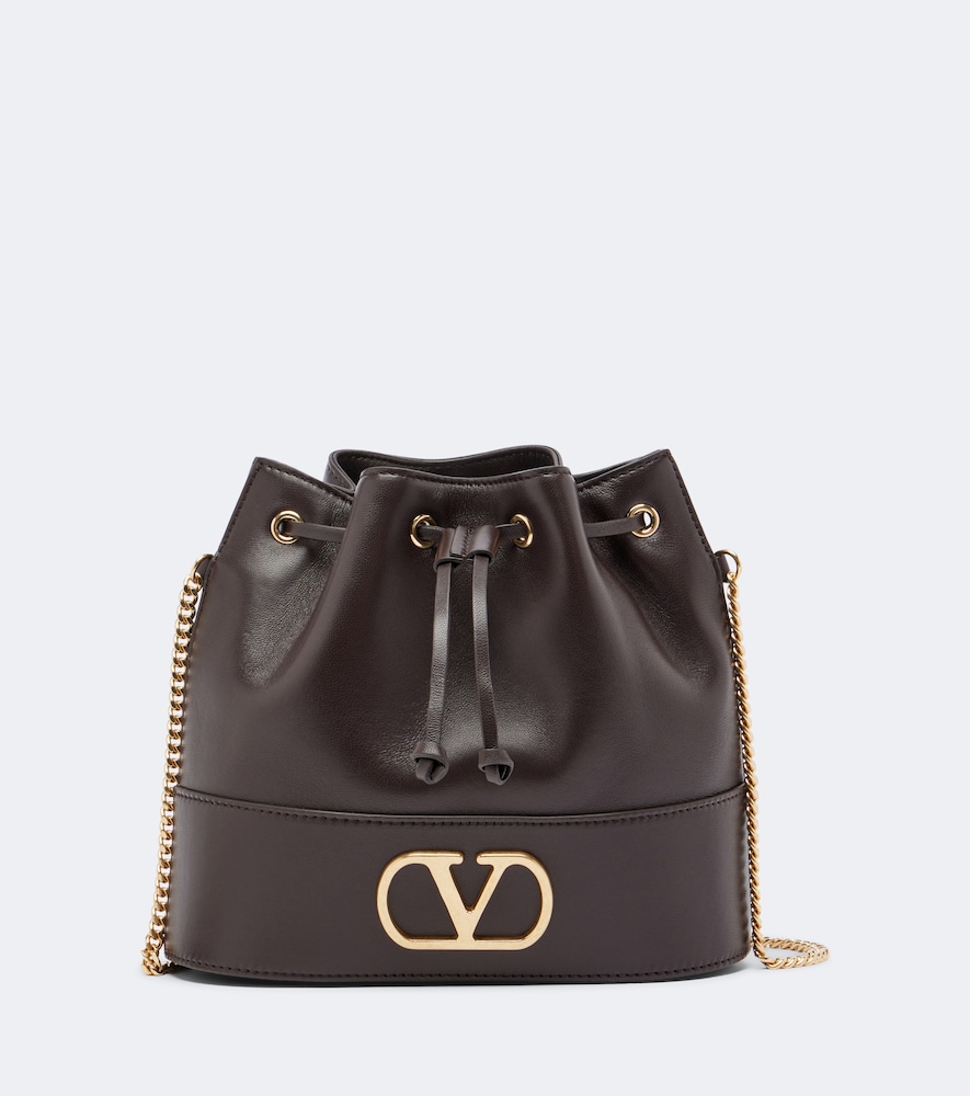 Bucket Bag VLogo Mini aus Leder