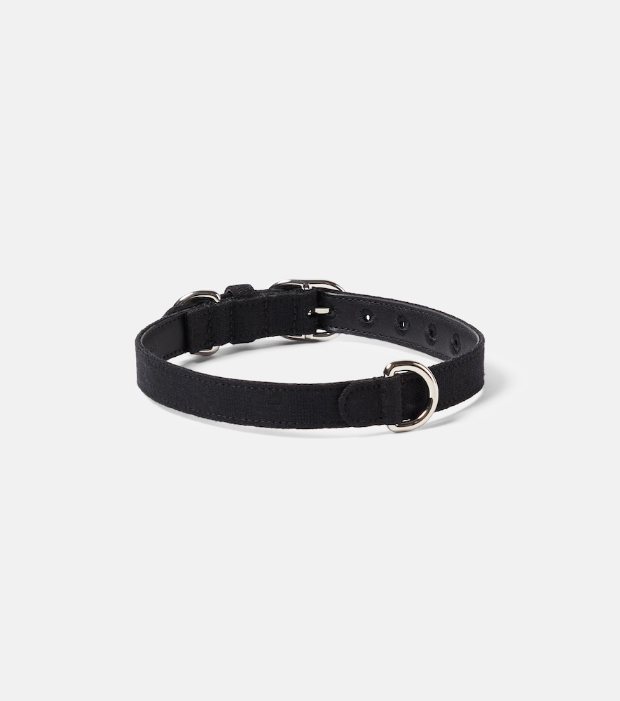 Gucci Unisex Black S/M Gg Canvas Dog Collar - Mytheresa