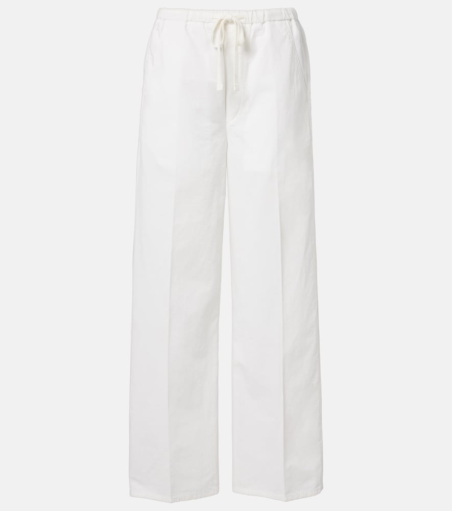 Citizens of Humanity Aurora cotton and linen wide-leg pants