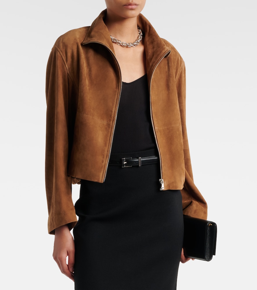 Nour Hammour Etienne suede jacket