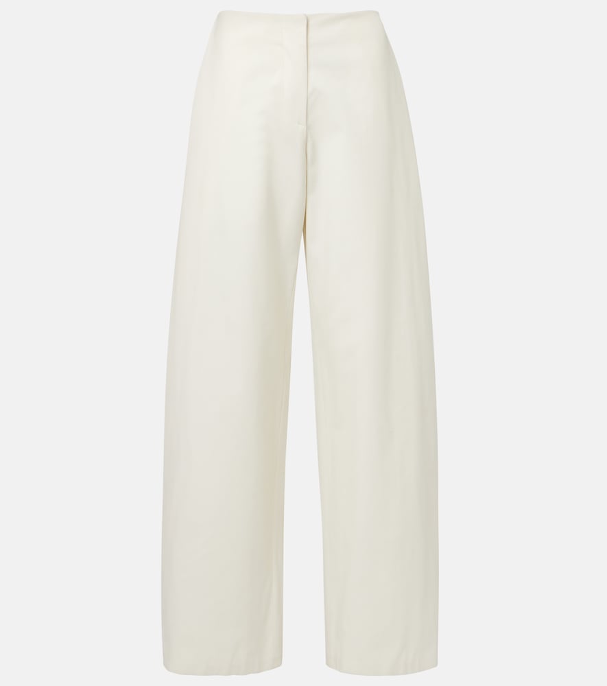 Pantaloni barrel Galileo in cotone e seta