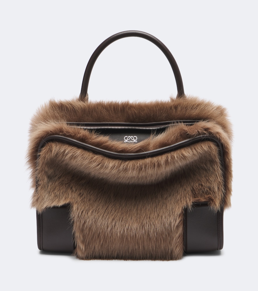 Borsa Amazona 180 Medium in shearling