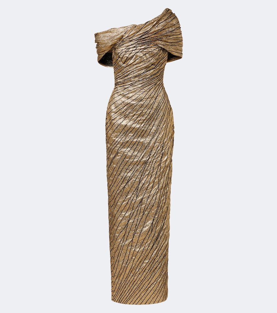 Robe aus Brokat