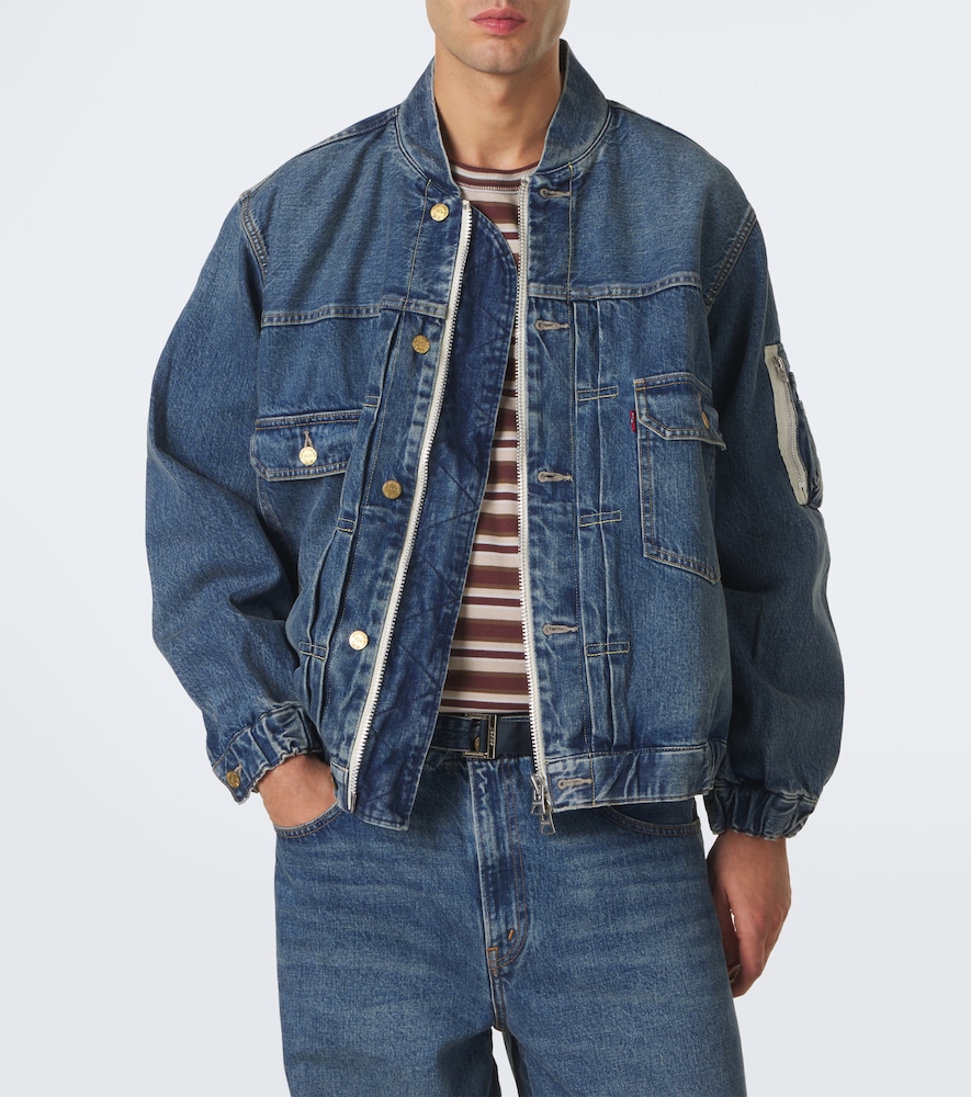Denim Bomber Jacket