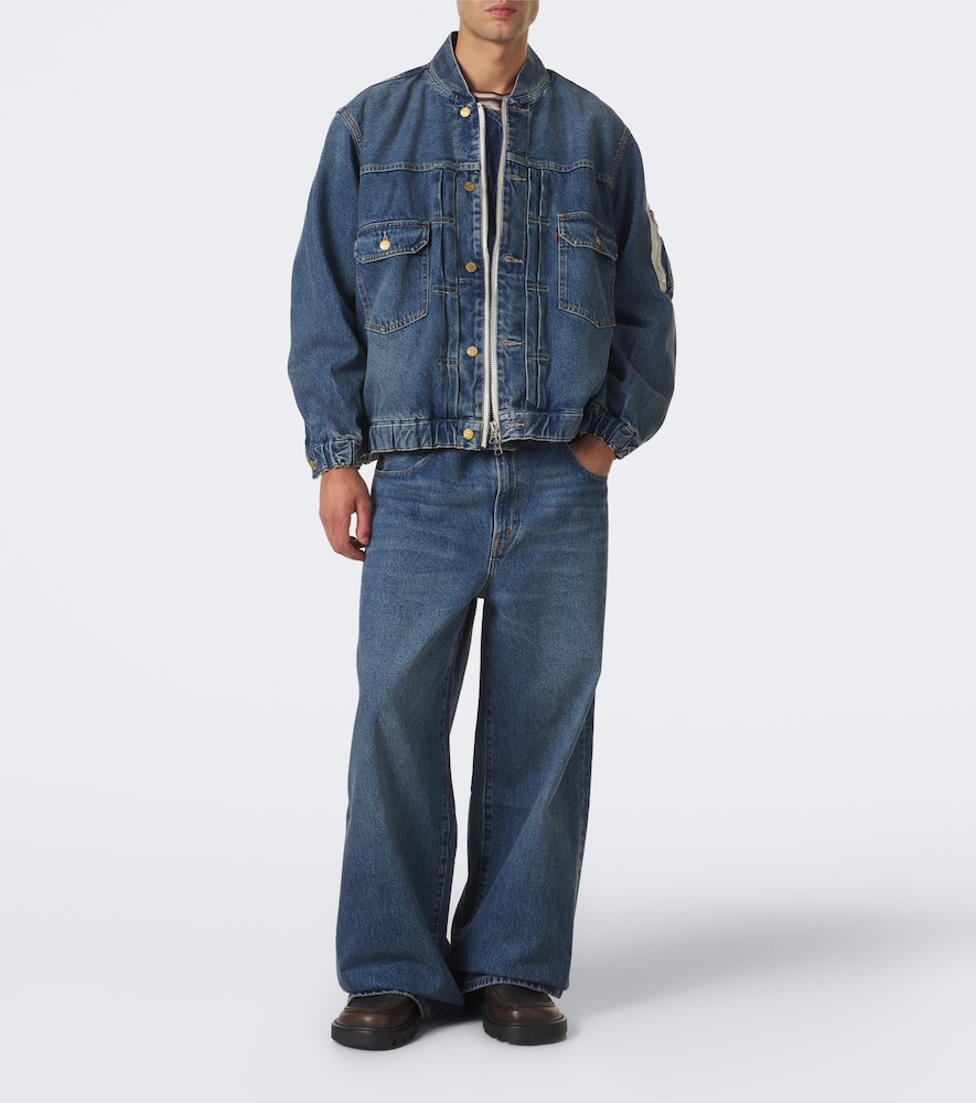Denim Bomber Jacket