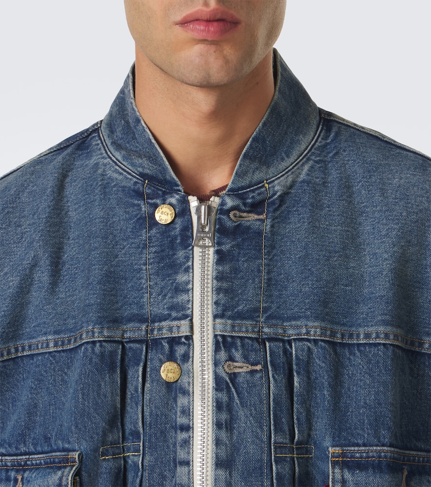 Denim Bomber Jacket