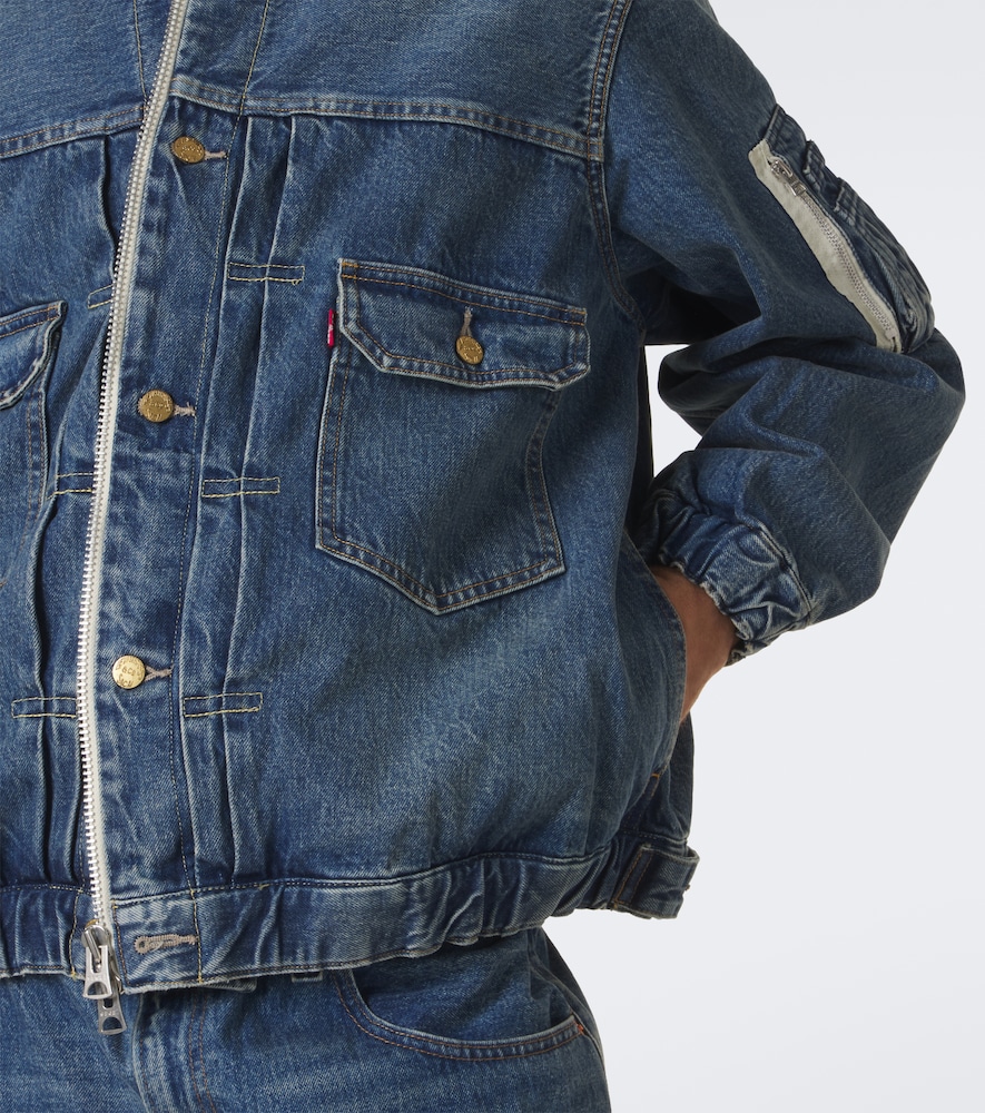 Denim Bomber Jacket