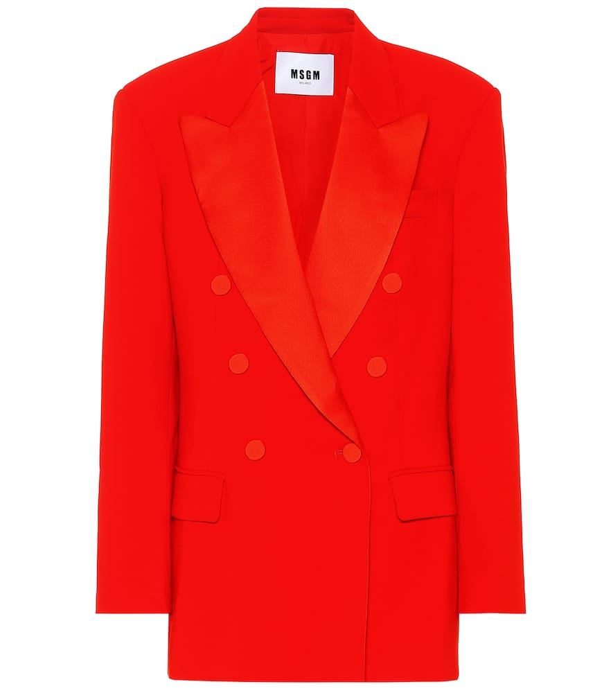 magma orange blazer