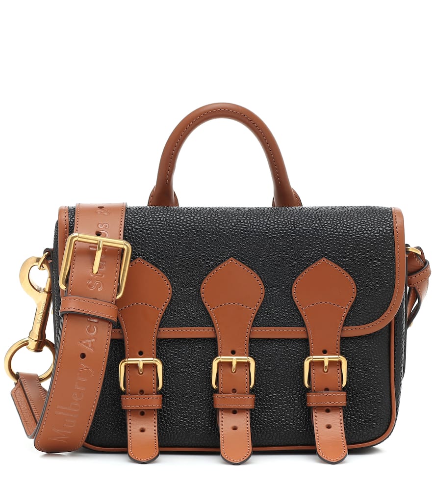 Click to view more detailed imagery on our partner's website Acne Studios & Mulberry X Mulberry Leather Shoulder Bag In Black