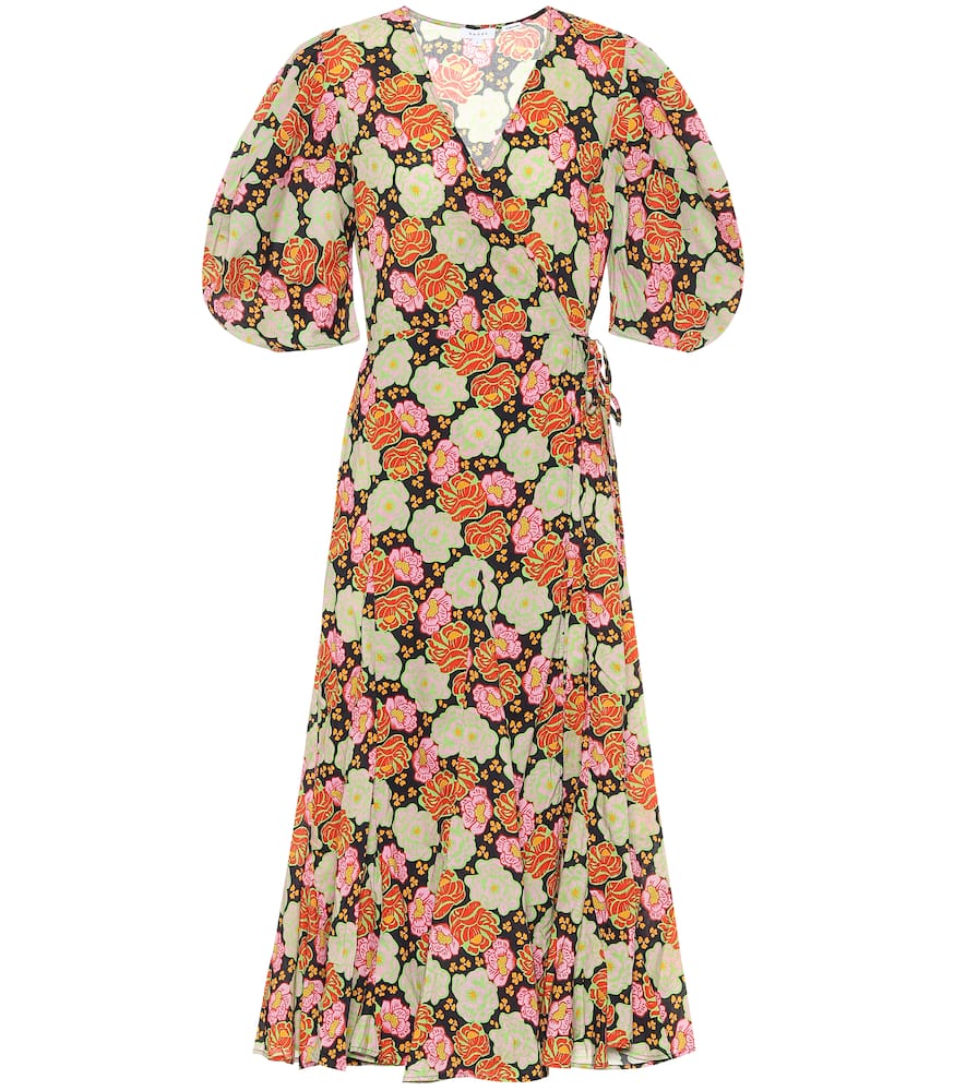 Fiona floral cotton wrap dress by RHODE Coshio Online Shop