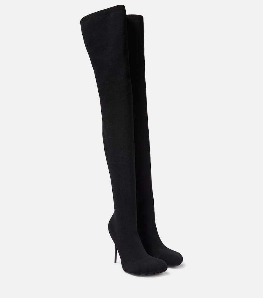 Anatomic over-the-knee sock boots