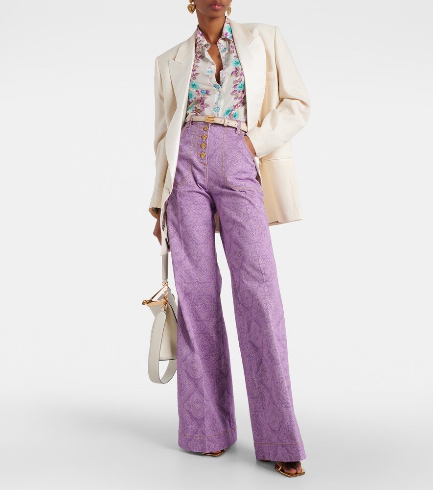 Etro Floral cotton shirt