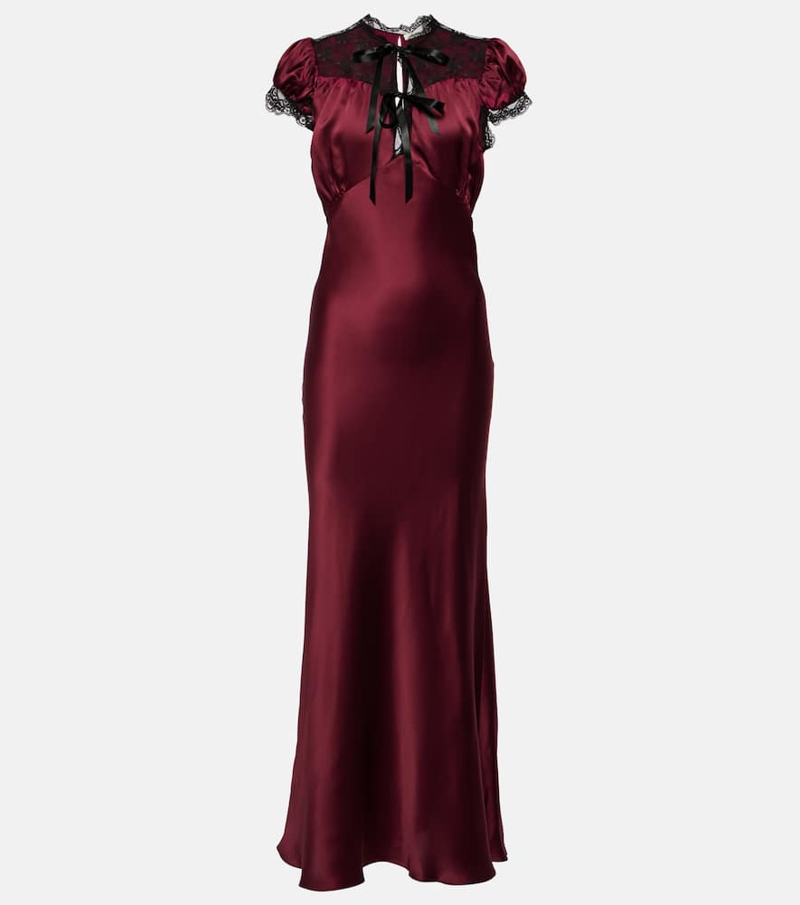 Rodarte Silk satin maxi dress