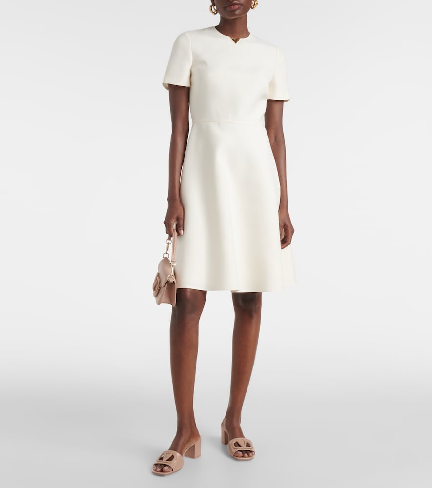 Valentino Wool and silk minidress