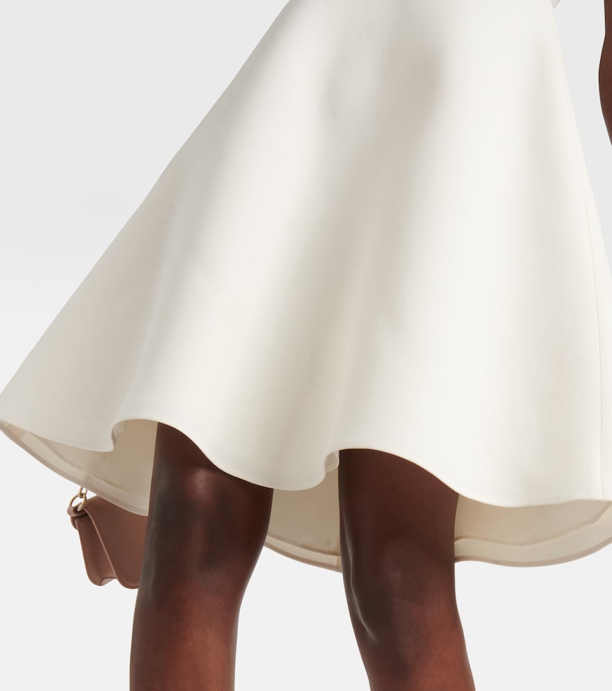  Valentino Valentino Wool And Silk Minidress 