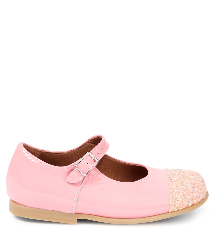 PÈPÈ PÈPÈ PATENT LEATHER BALLET FLATS