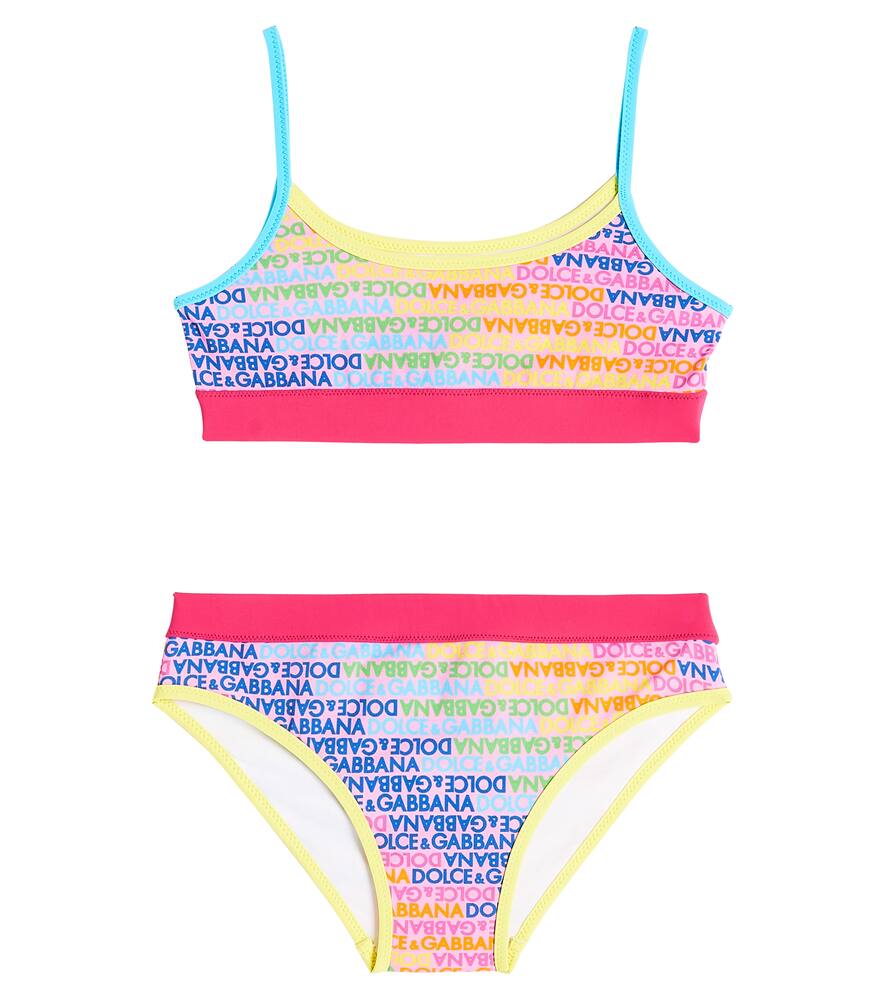 Dolce & Gabbana Kids Logo printed bikini
