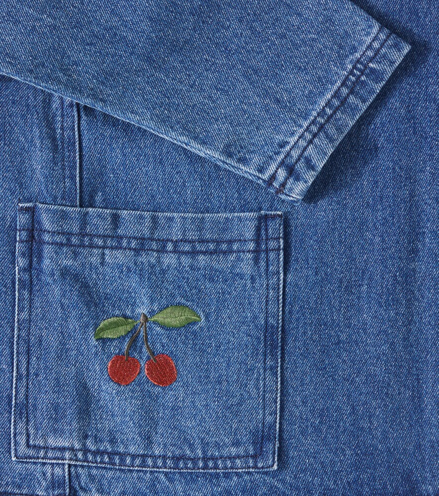  Konges Slojd Konges Sløjd Bestickte Bluse Magot Aus Denim 