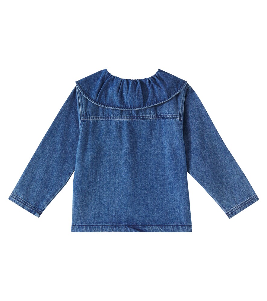  Konges Slojd Konges Sløjd Bestickte Bluse Magot Aus Denim 