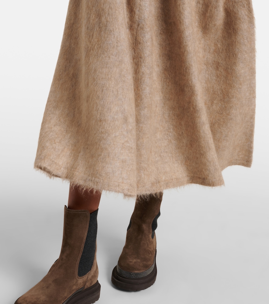  Brunello Cucinelli Brunello Cucinelli Midirock Aus Einem Wollgemisch 