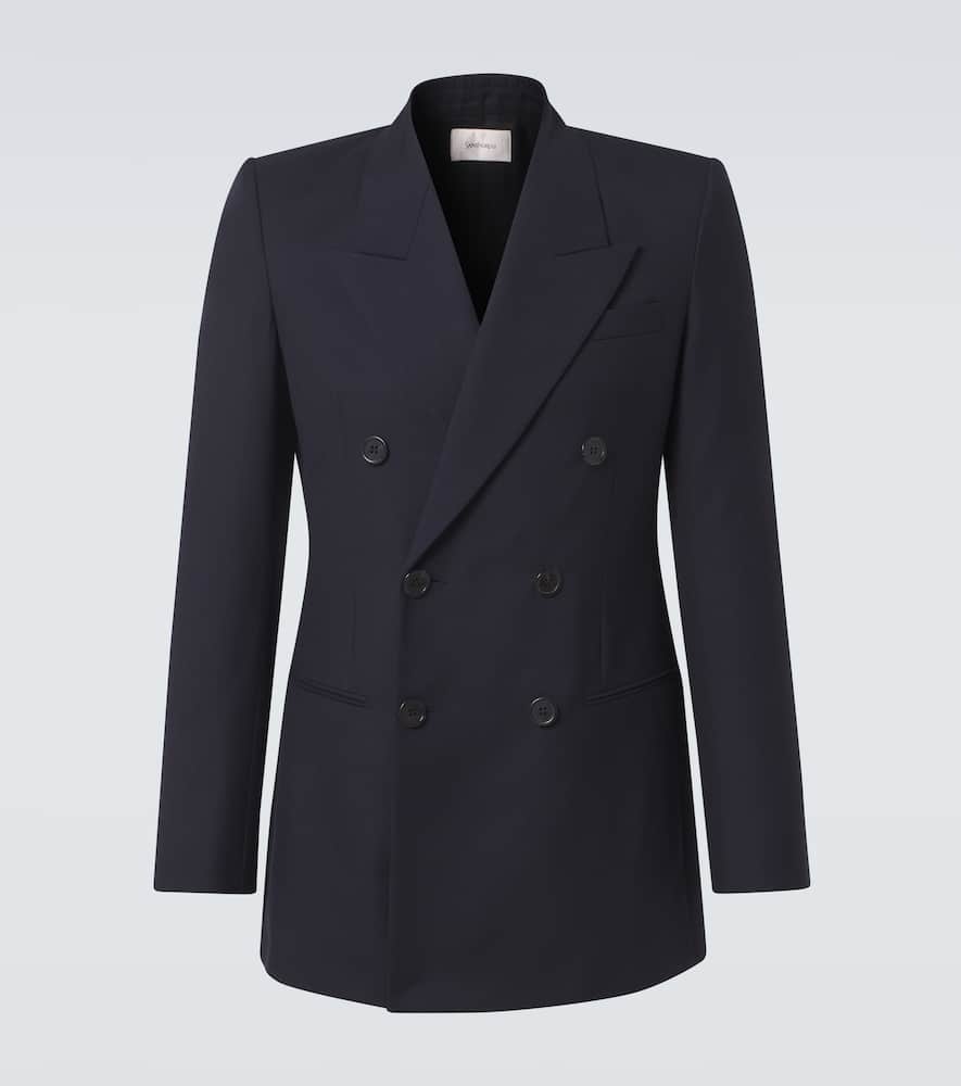 Wool tuxedo jacket