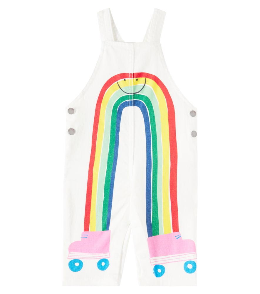 STELLA MCCARTNEY BABY PRINTED COTTON PLAYSUIT