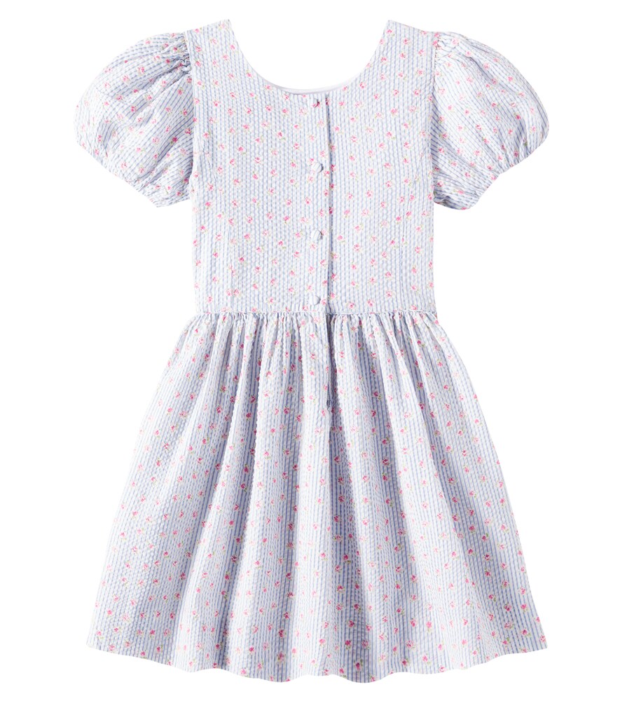  Polo Ralph Lauren Kids Polo Ralph Lauren Kids Vestido De Algodón Floral A Rayas 