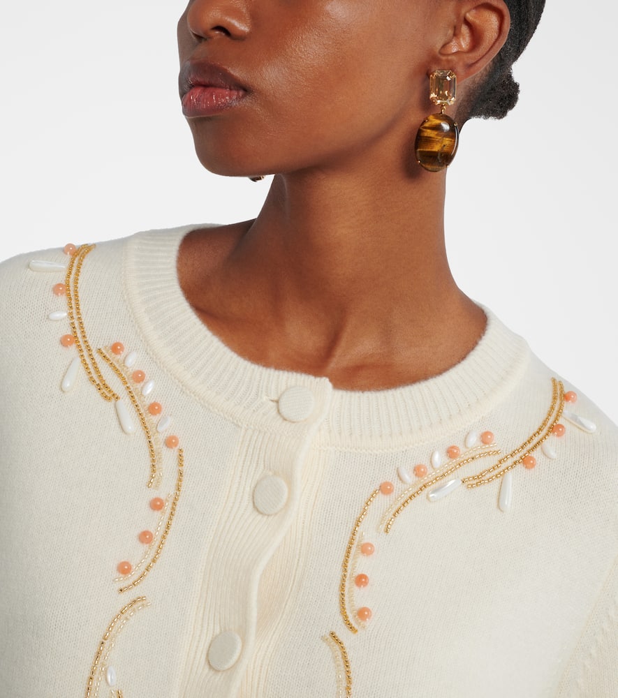 Jennifer Behr Xiomara Crystal-embellished Gold-plated Earrings In Brown