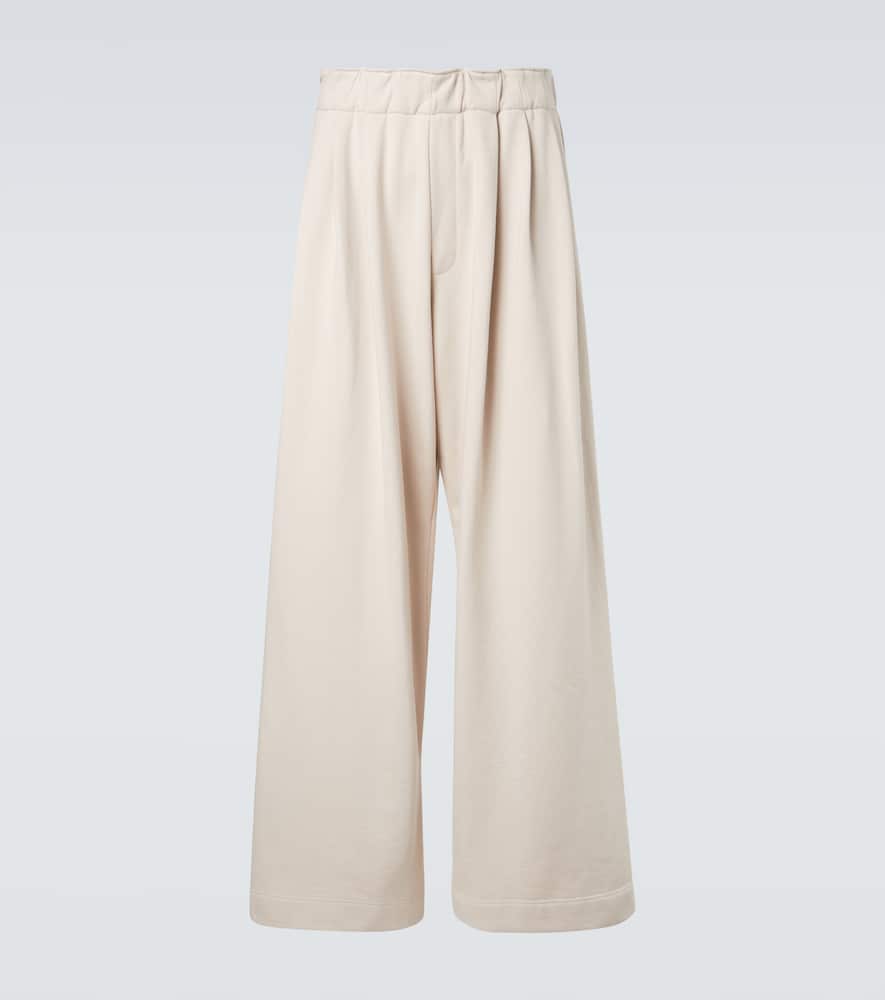 Dries Van Noten Cotton Jersey Sweatpants In White