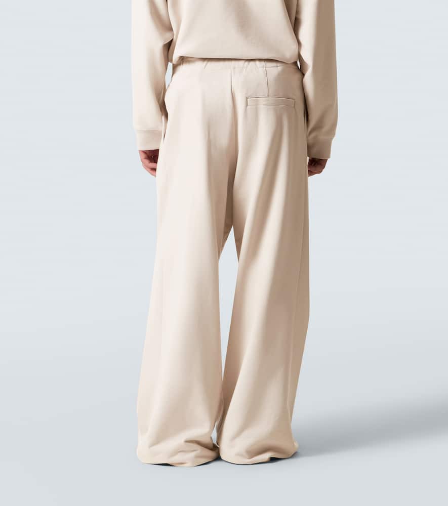 Dries Van Noten Cotton Jersey Sweatpants In White