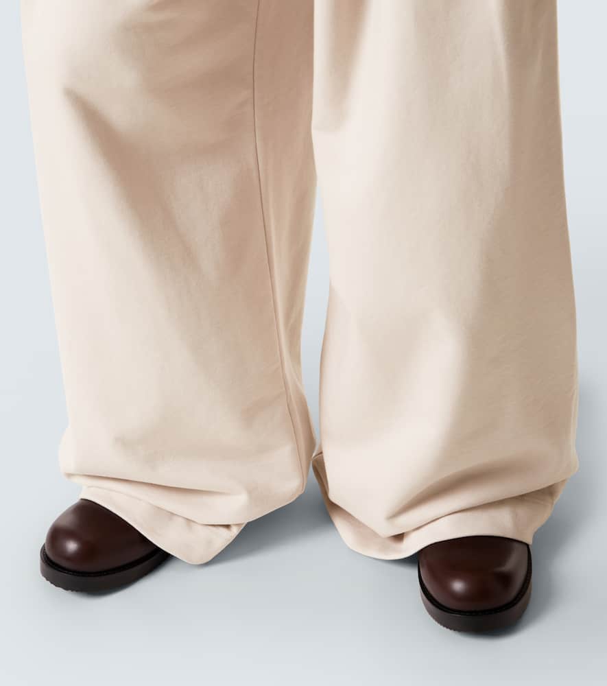 Dries Van Noten Cotton Jersey Sweatpants In White