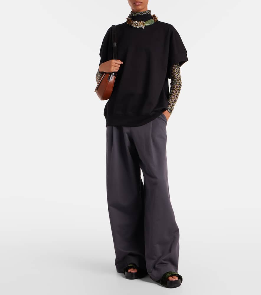 Dries Van Noten Jogginghose Aus Baumwoll-jersey In Gray