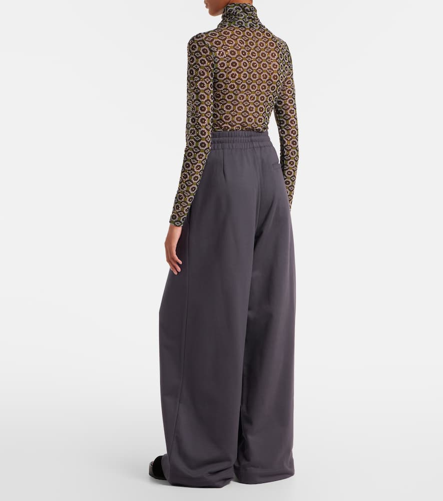 Dries Van Noten Jogginghose Aus Baumwoll-jersey In Gray