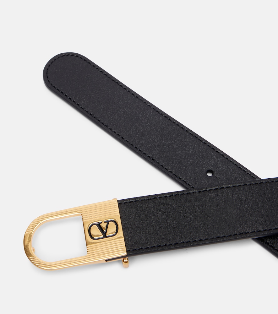  Valentino Garavani Valentino Garavani Gürtel Vlogo Signature Aus Leder 