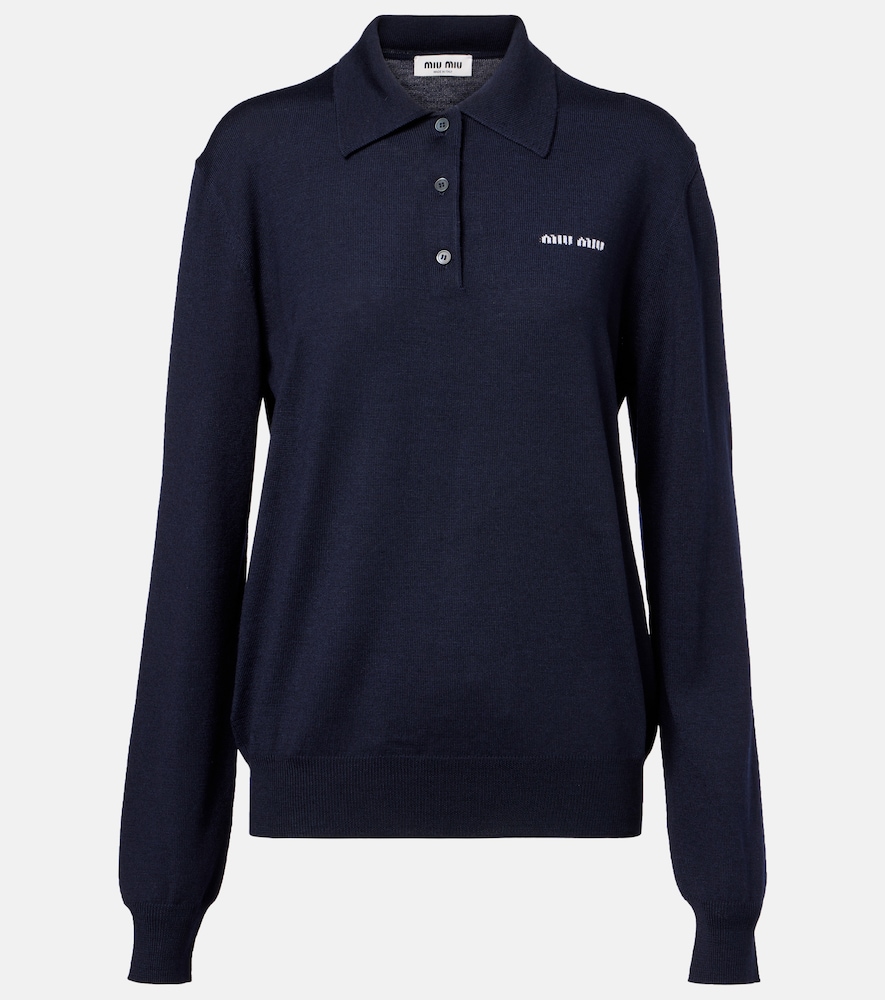 Miu Miu Virgin wool polo sweater