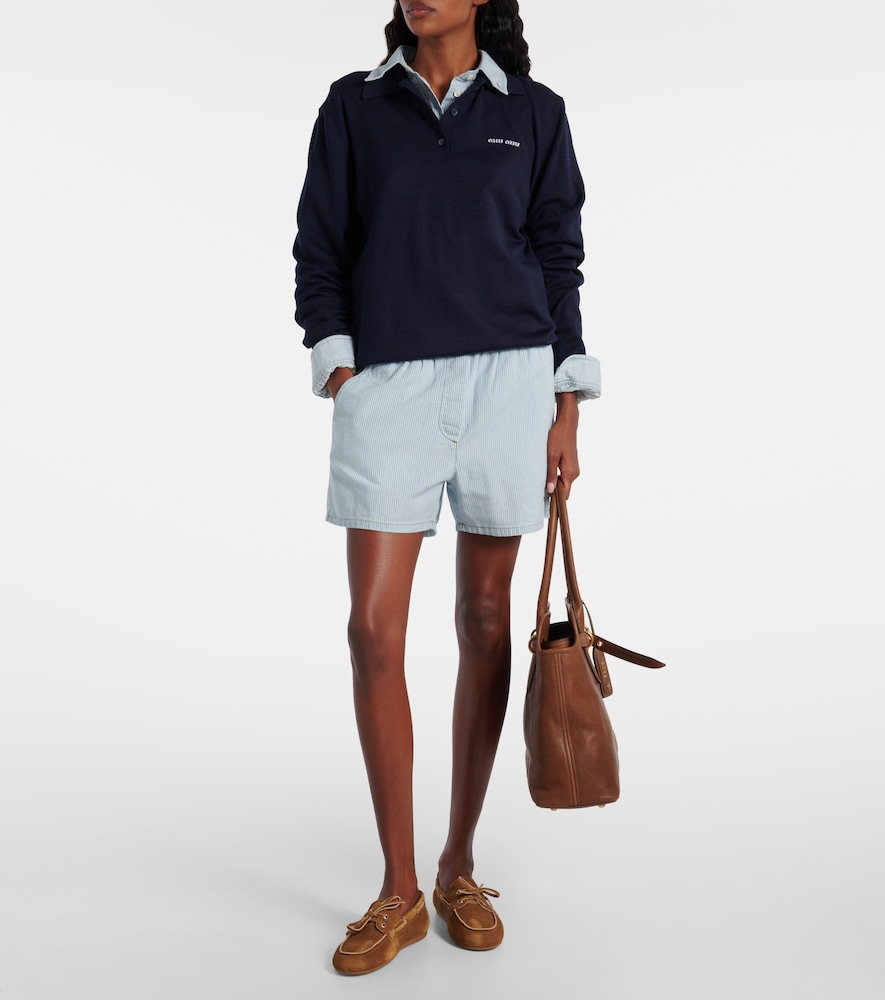 Miu Miu Virgin wool polo sweater